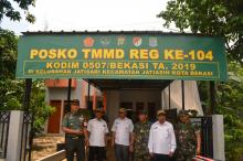TMMD Reguler Ke-104, Camat Jatiasih " Warga antusias menjadi tuan rumah"